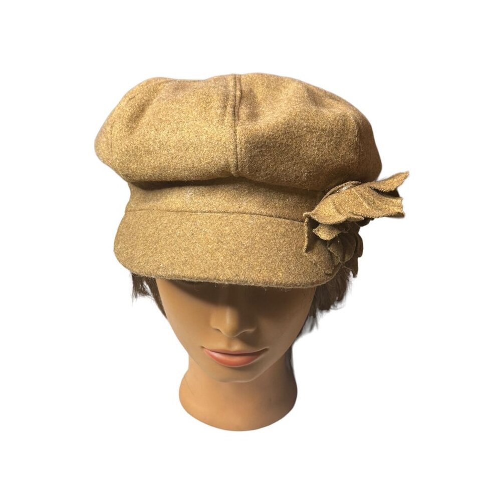 Accessories Hat Company Wool Blend 8 Panel Newsboy Cap